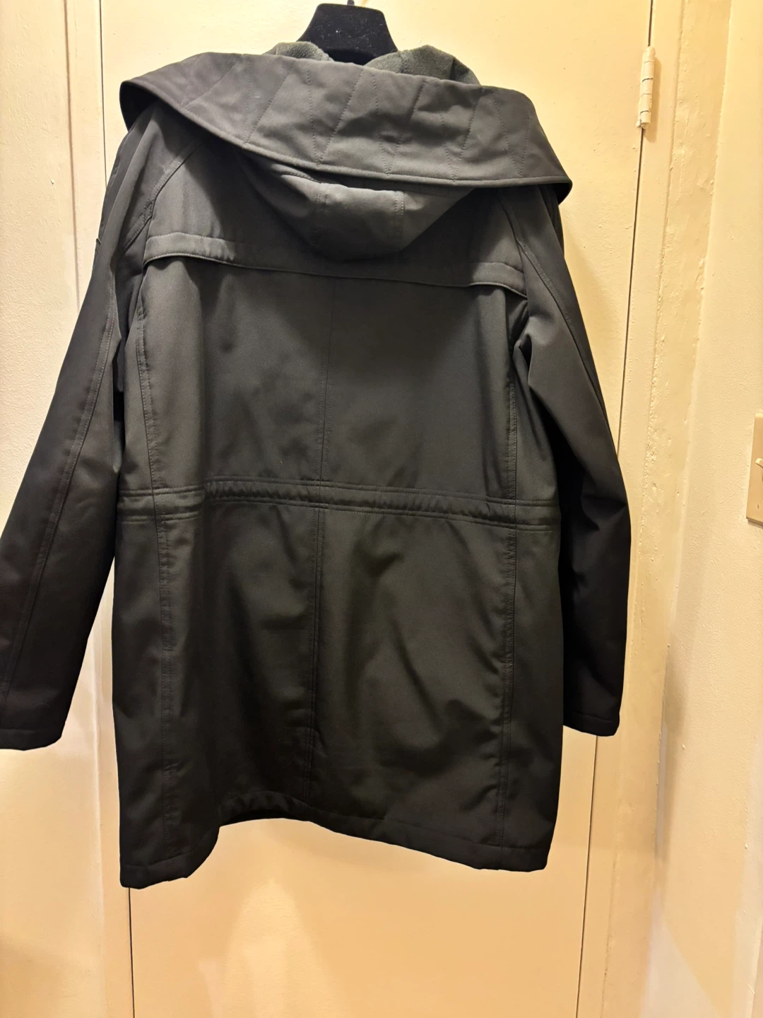DKNY Black Parka - Size Large - photo 4