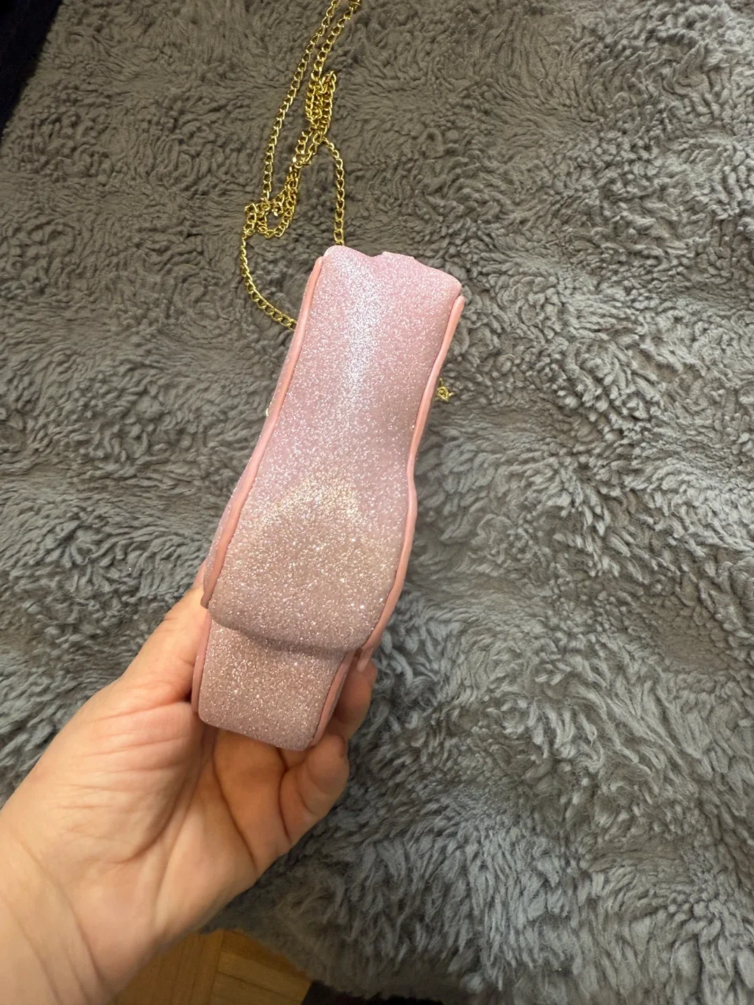 Pink Glitter Butterfly Chain Bag image indicator(5)