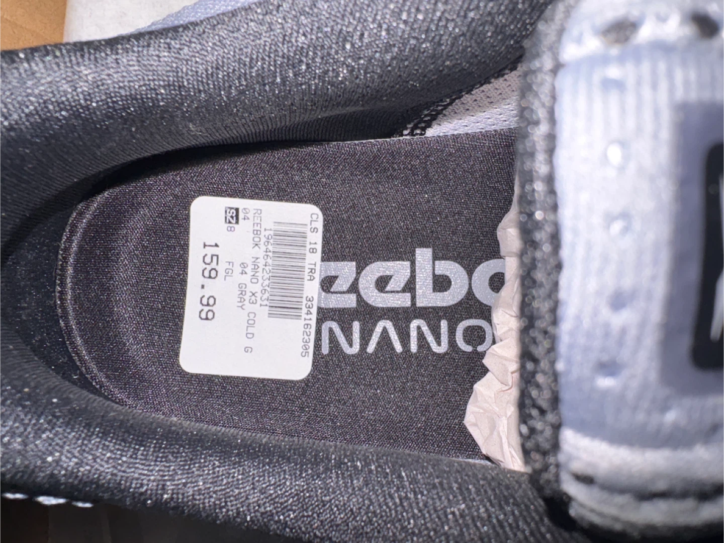 Reebok Nano X3 Cold Grey - Size 8 - photo 4