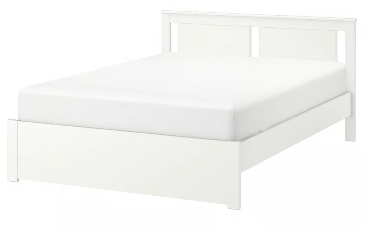 IKEA SONGESAND Bed Frame - White - Queen Size