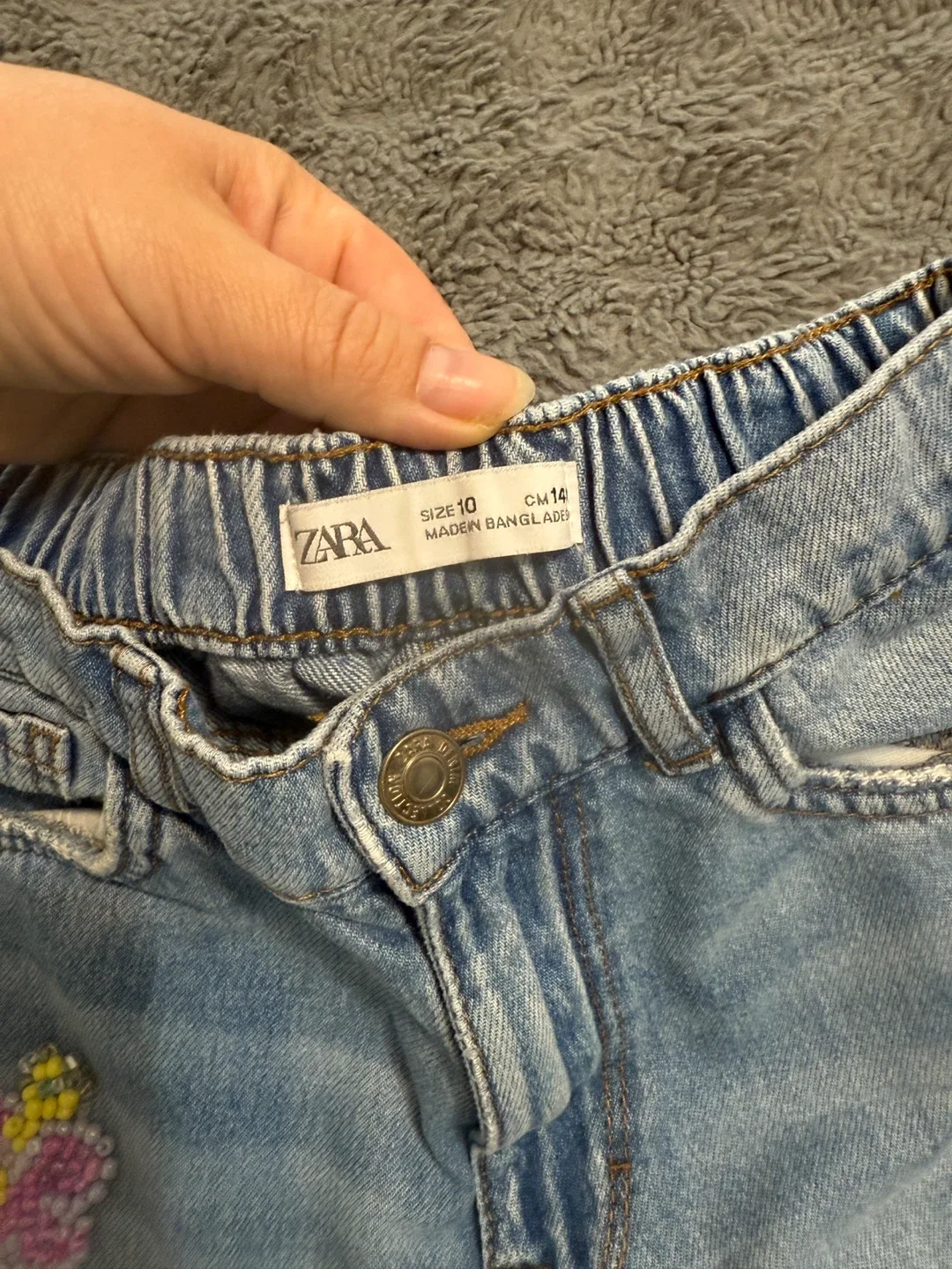Zara Girl's Jeans Size 10 image indicator(7)