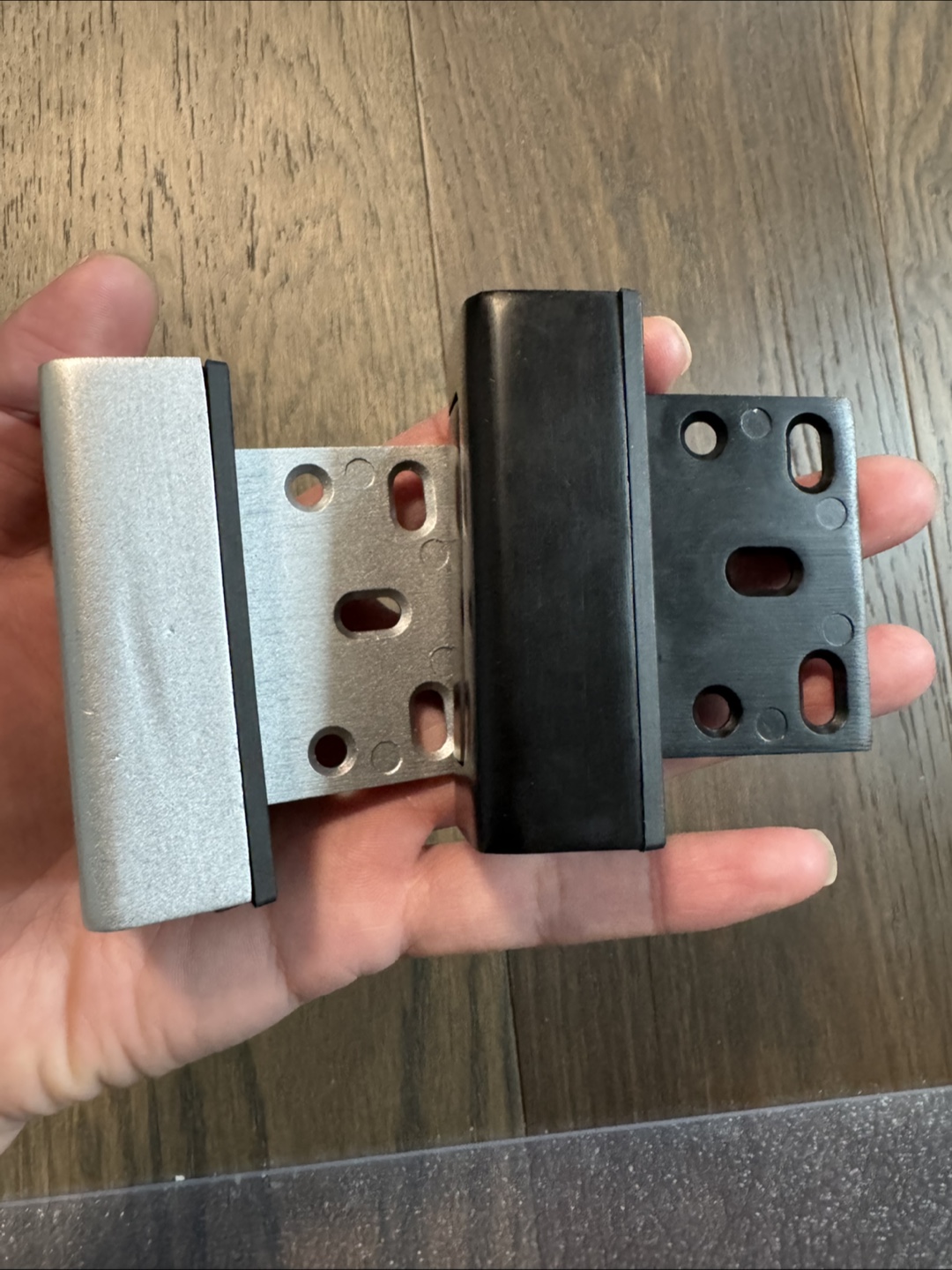 Home door security lock for inward swinging