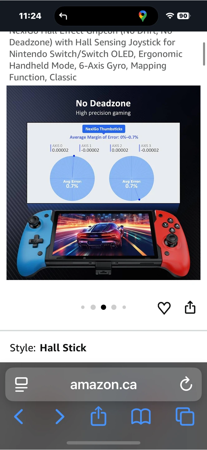 NexiGo  Gripcon for Switch/OLED - Classic - photo 3