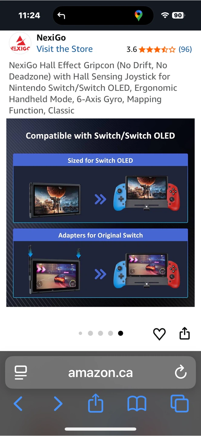 NexiGo  Gripcon for Switch/OLED - Classic - photo 4