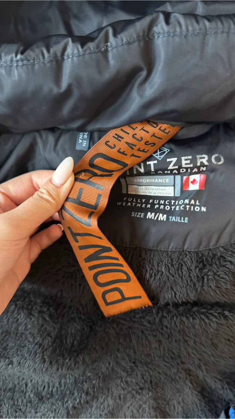 Point Zero Men’s Winter Puffer Jacket - Size M/M image indicator(3)