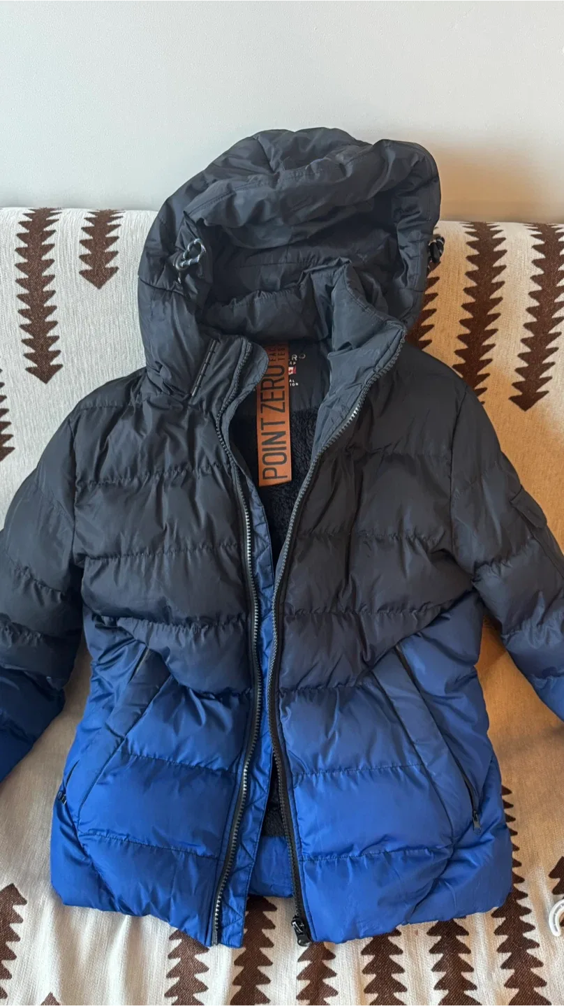 Point Zero Men’s Winter Puffer Jacket - Size M/M image indicator(2)