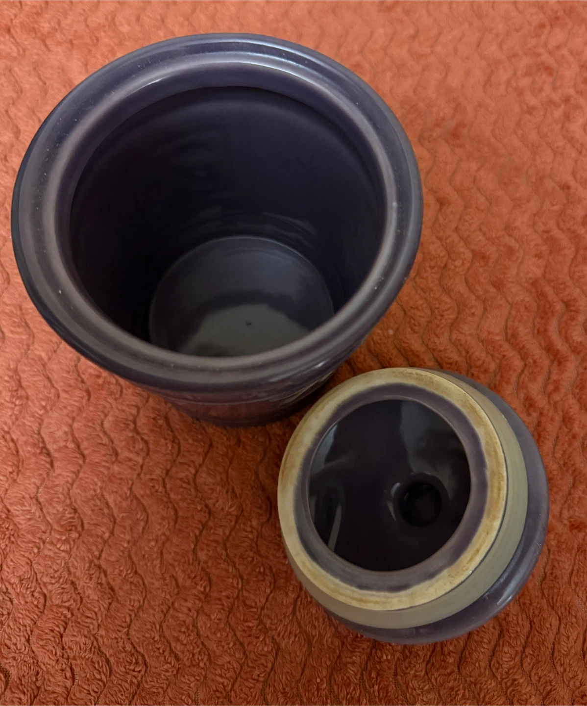 Small Purple Cookie Jar - photo 3