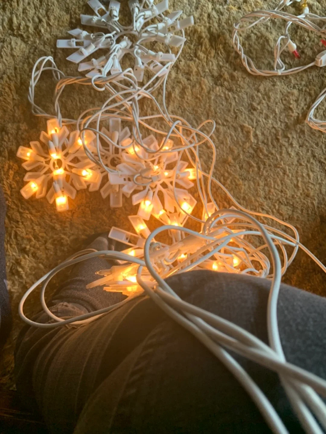 Snowflake String Lights - Indoor/Outdoor
