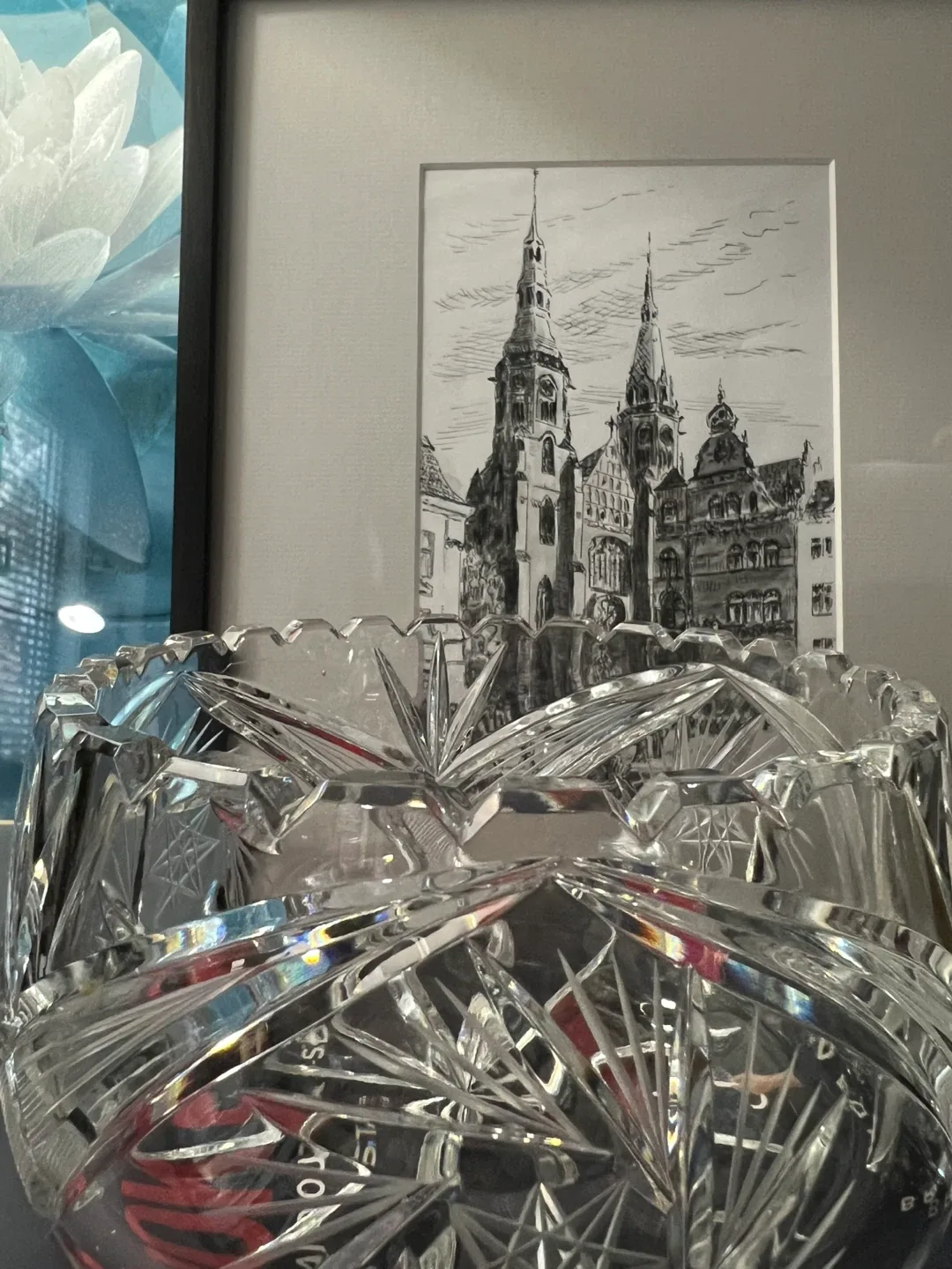 Vintage Pinwheel Crystal Bowl image indicator(2)