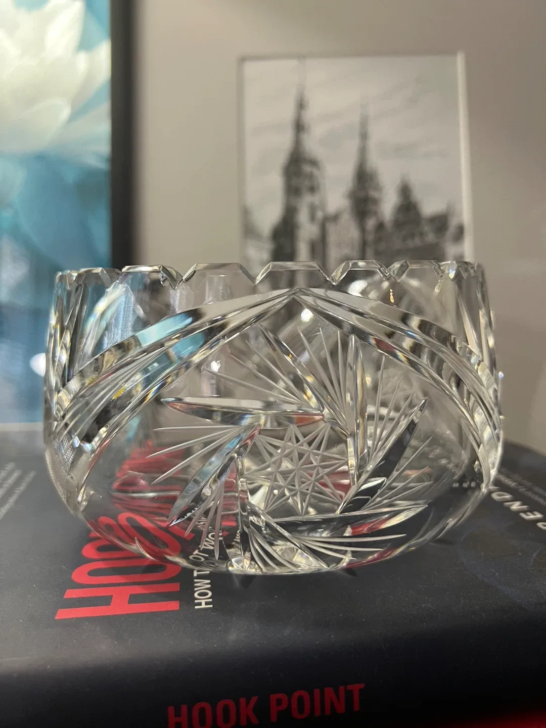 Vintage Pinwheel Crystal Bowl image indicator(6)