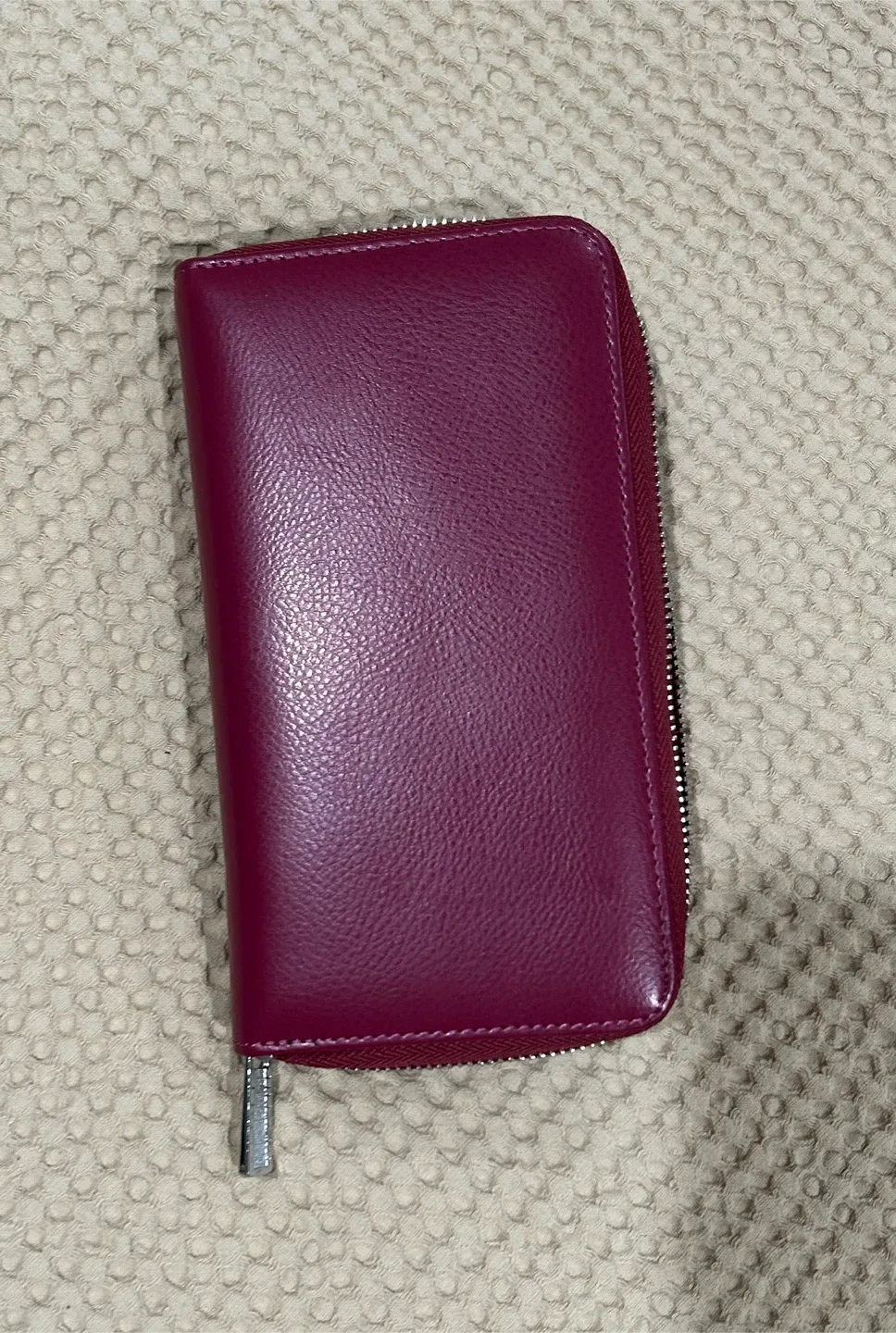 Burgundy Accordion Wallet