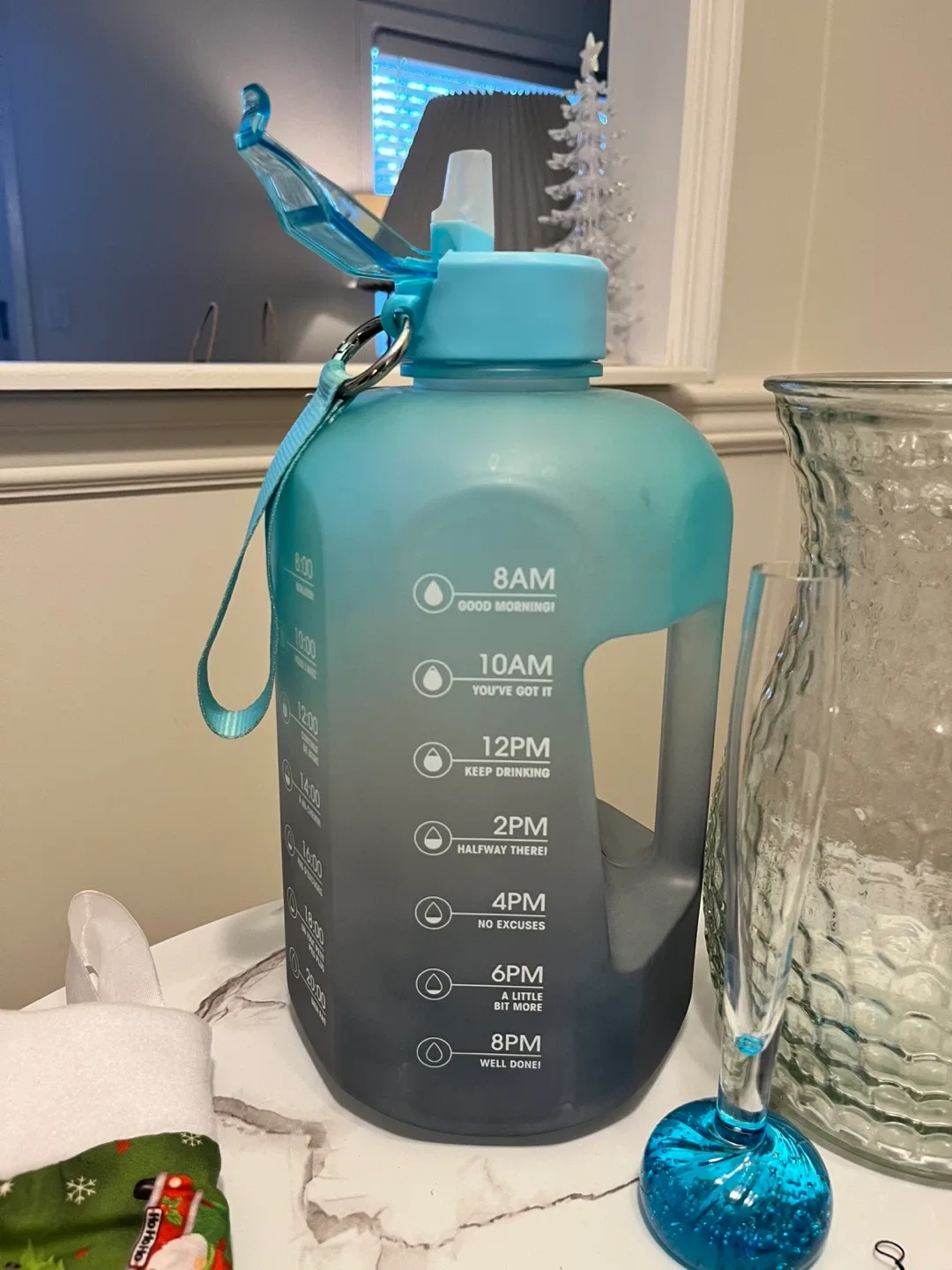 Christmas Decor Lot: Stockings, Vase, Elf Doll, More! image indicator(2)