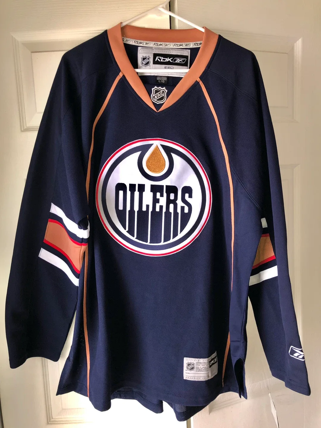 Reebok NHL Edmonton Oilers Jersey - Size L