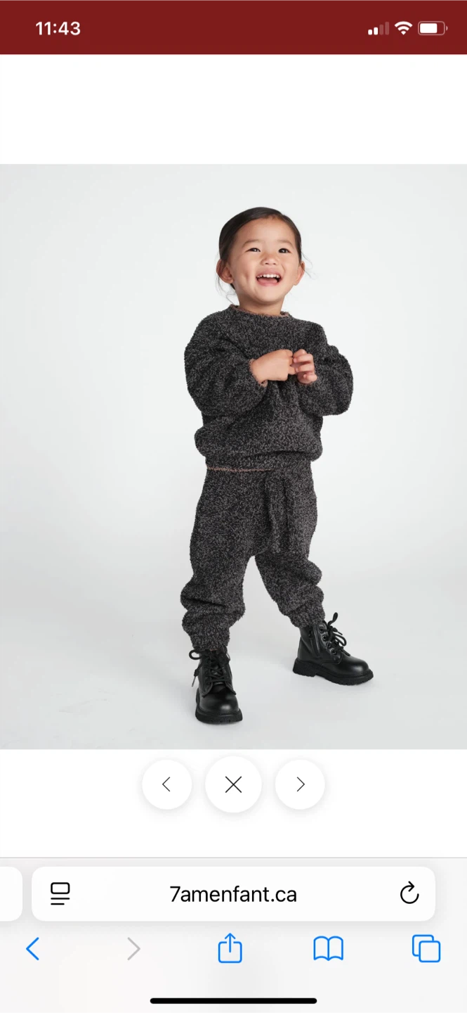 7AM Enfant Baby Lounge Set - size 6-9M - photo 3