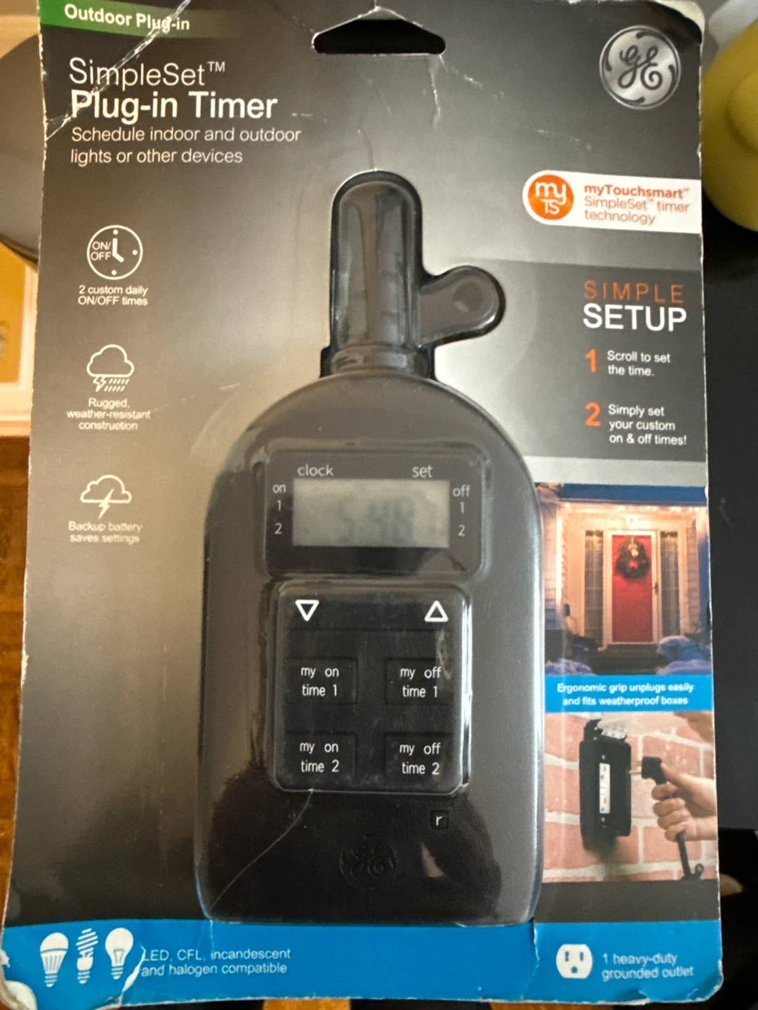 GE SimpleSet Plug-in Timer - NEW
