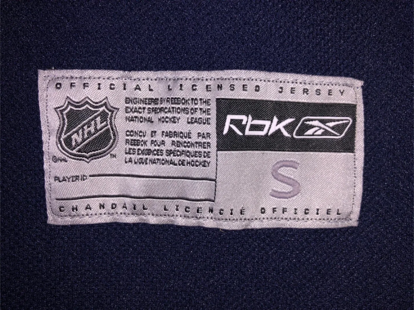 Reebok NHL Columbus Blue Jackets Jersey - Size S image indicator(4)