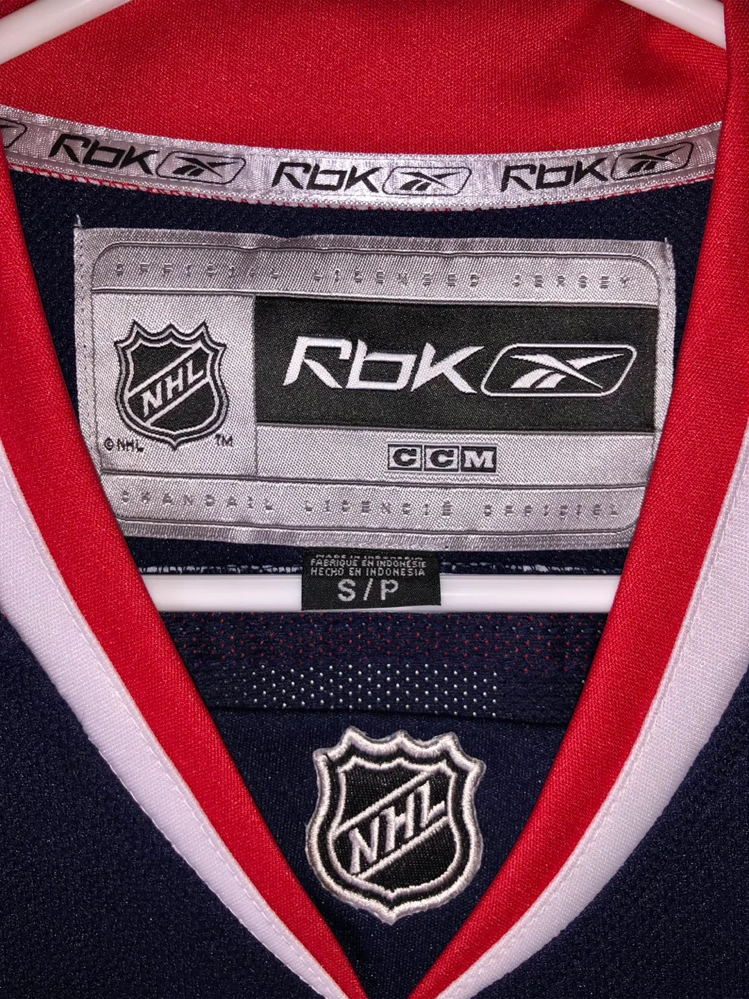 Reebok NHL Columbus Blue Jackets Jersey - Size S image indicator(3)