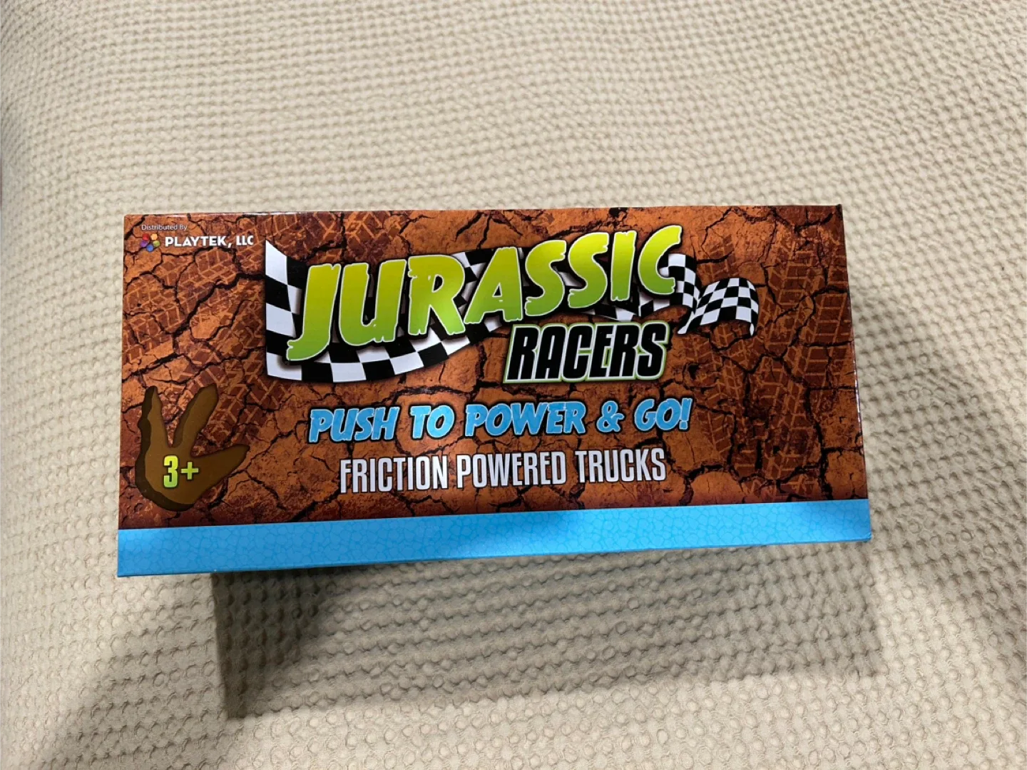 Playtek Jurassic Racers Push to Power Trucks - New! image indicator(2)