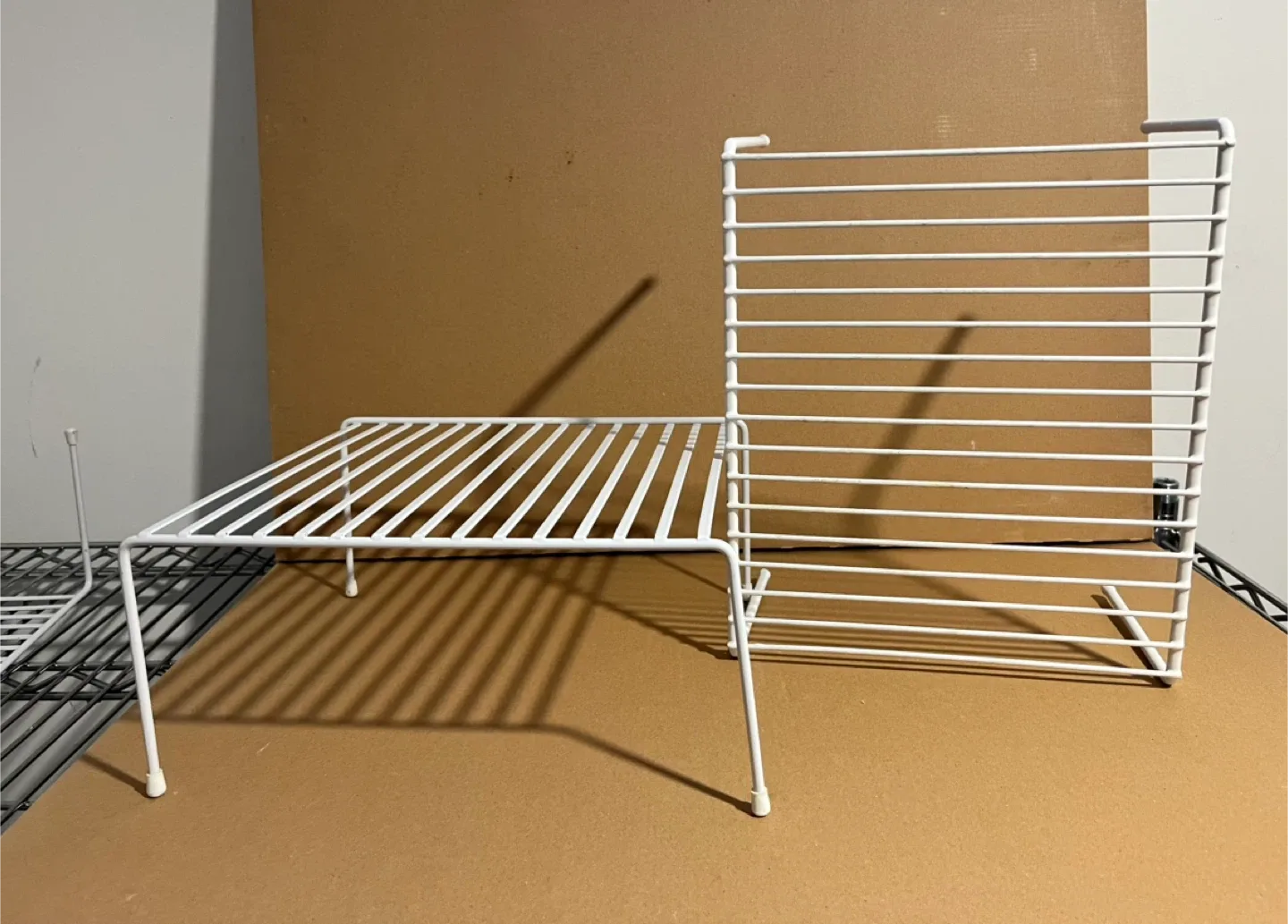 White Metal Kitchen Shelf Organizer image indicator(2)