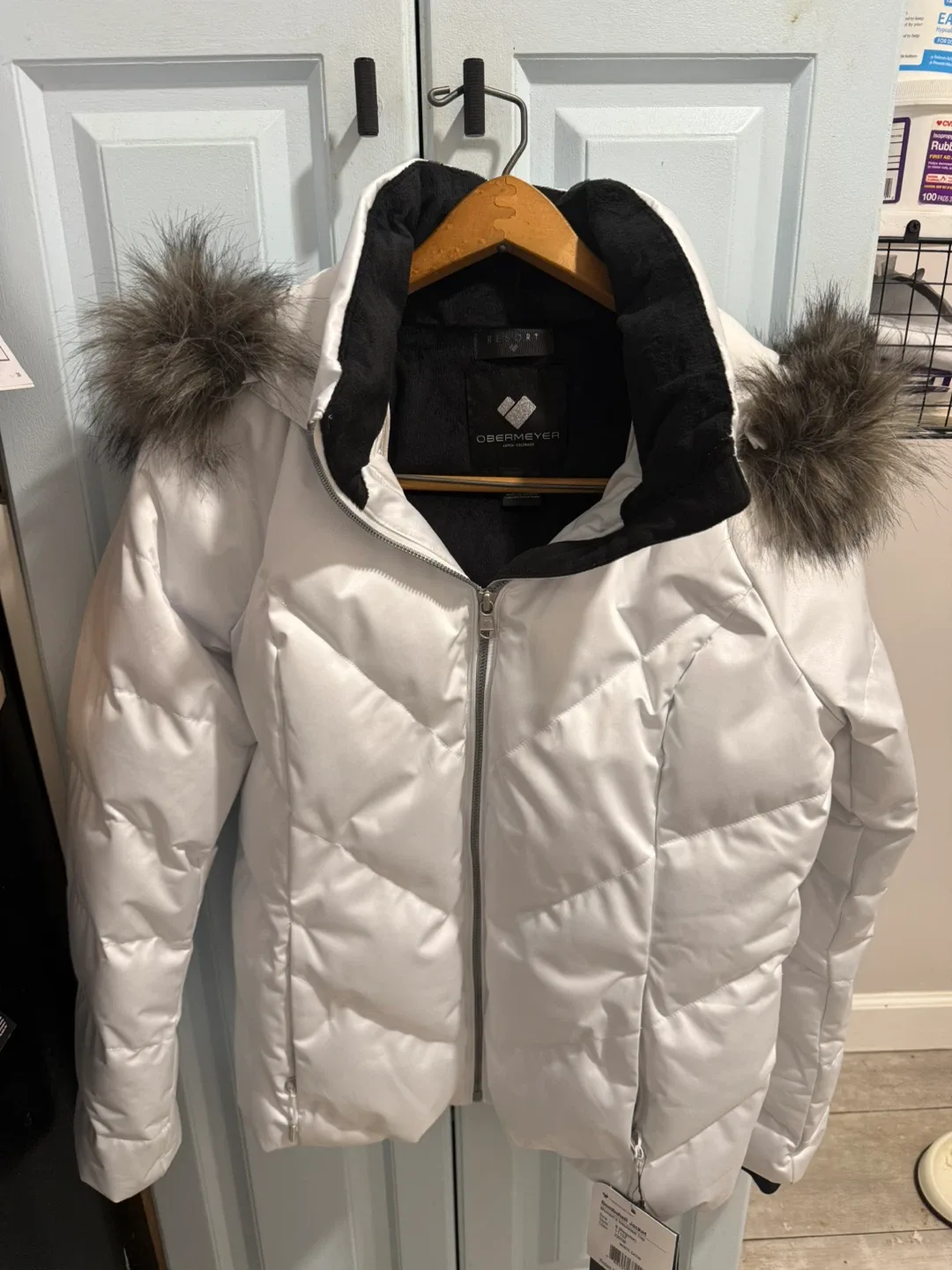 Obermeyer Bombshell Jacket - Women's Size 8 White