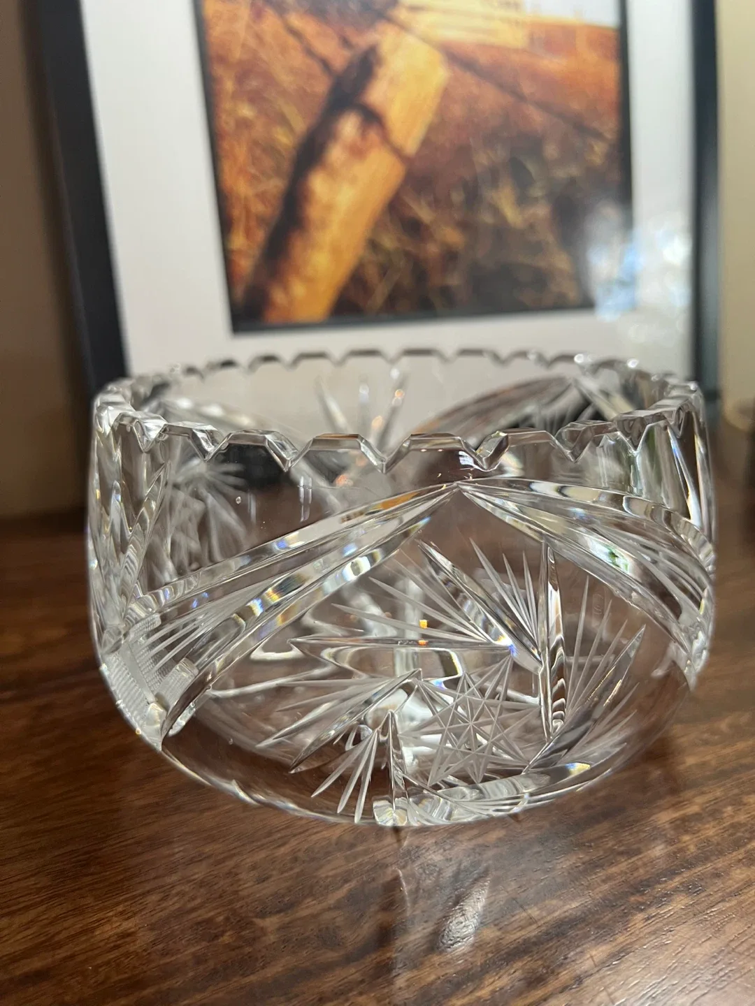 Vintage Pinwheel Crystal Bowl image indicator(7)