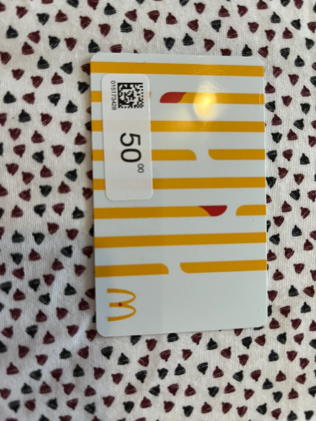 MCDONALD’S 50$ VALUE GIFT CARD