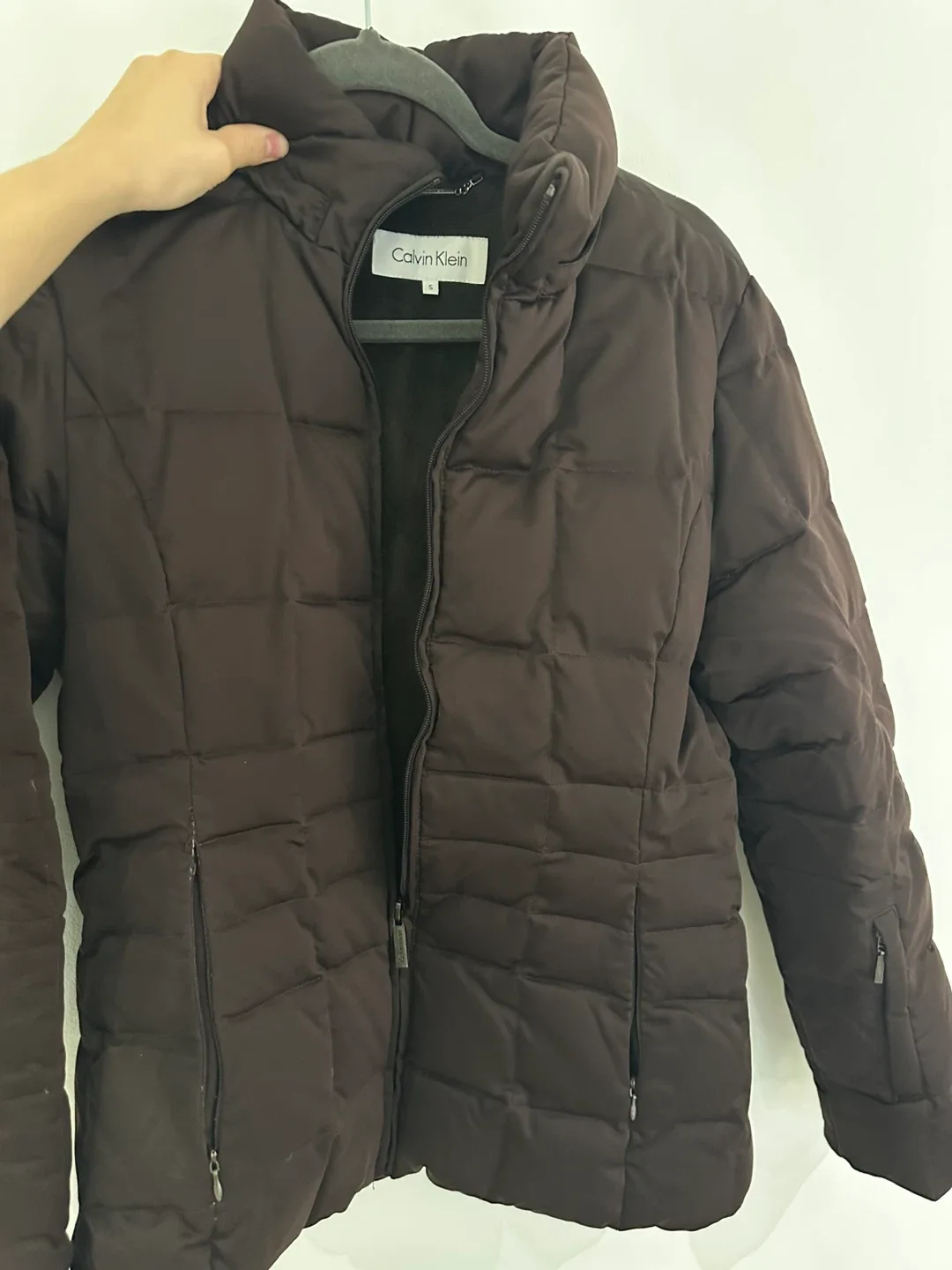 Calvin Klein Brown Puffer Jacket image indicator(3)