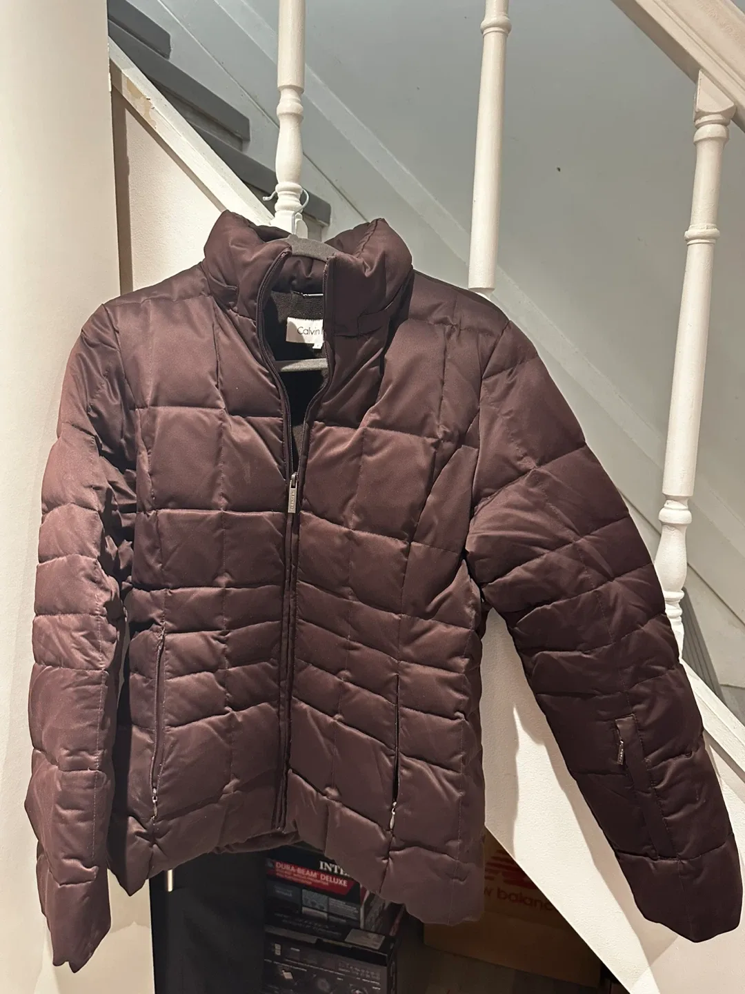 Calvin Klein Brown Puffer Jacket