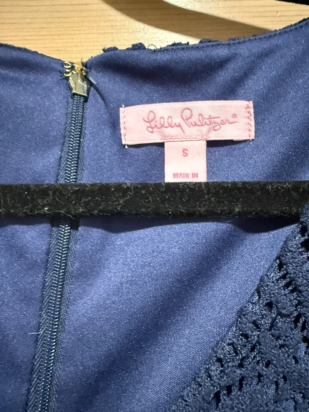 Lilly Pulitzer Blue Lace Romper - Size S image indicator(3)