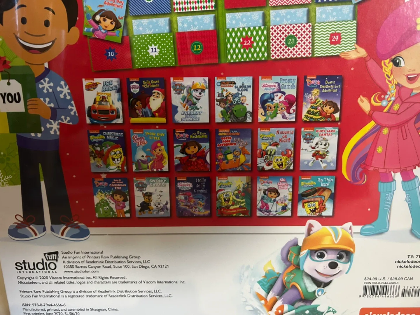 Nickelodeon Advent Calendar Storybook Collection - New image indicator(3)