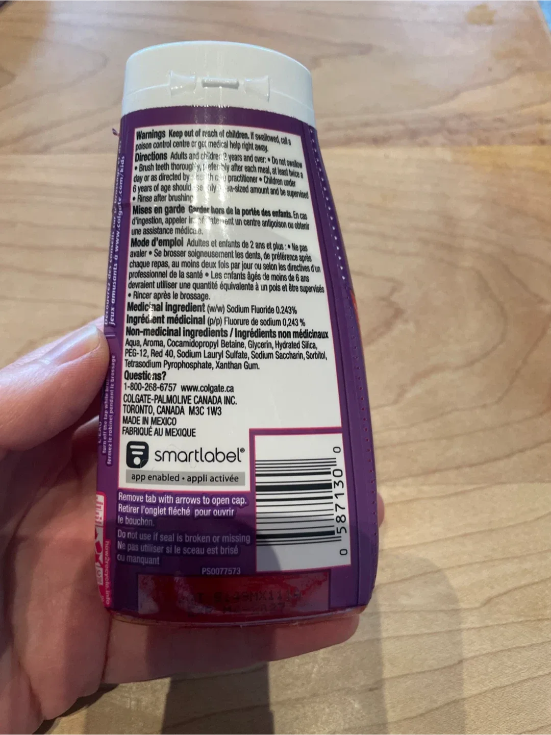 Colgate Kids Strawberry Smash Toothpaste image indicator(2)