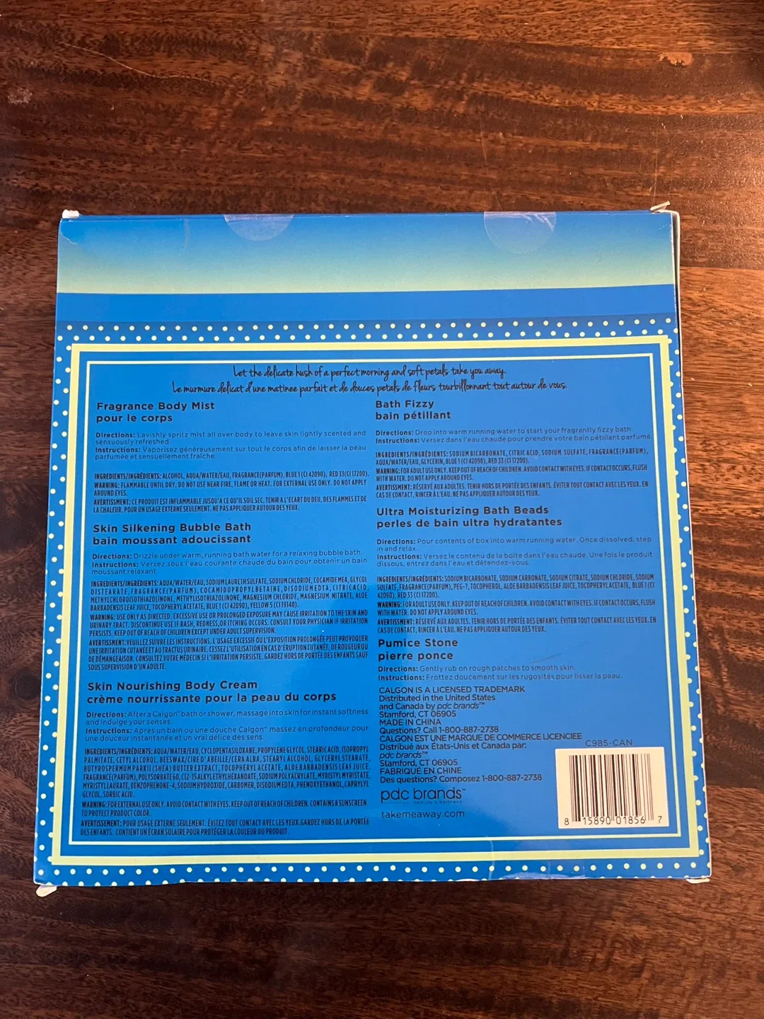 NEW Calgon Take Me Away! Morning Glory Gift Set image indicator(2)