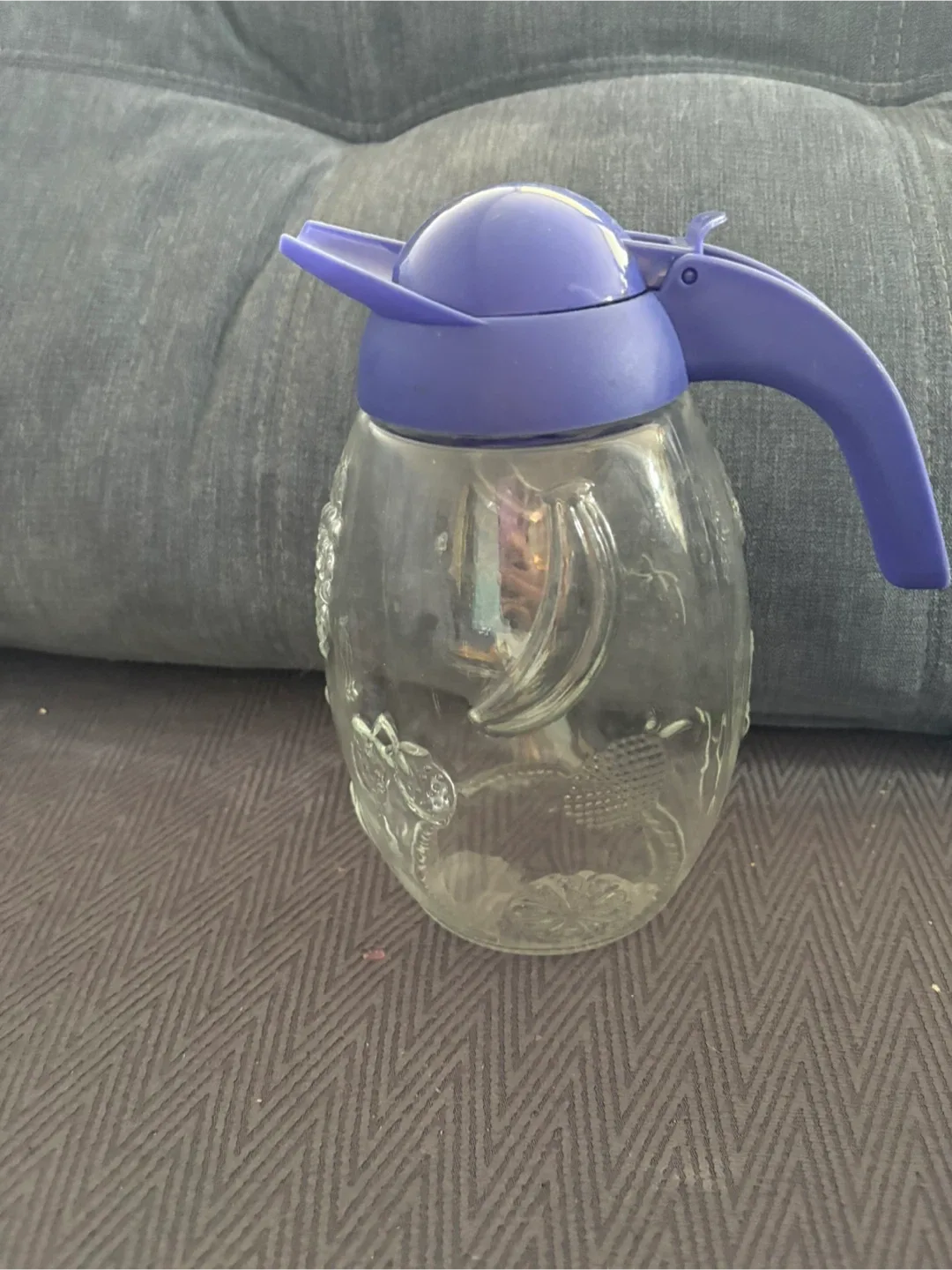 Glass juice jug #freecycle