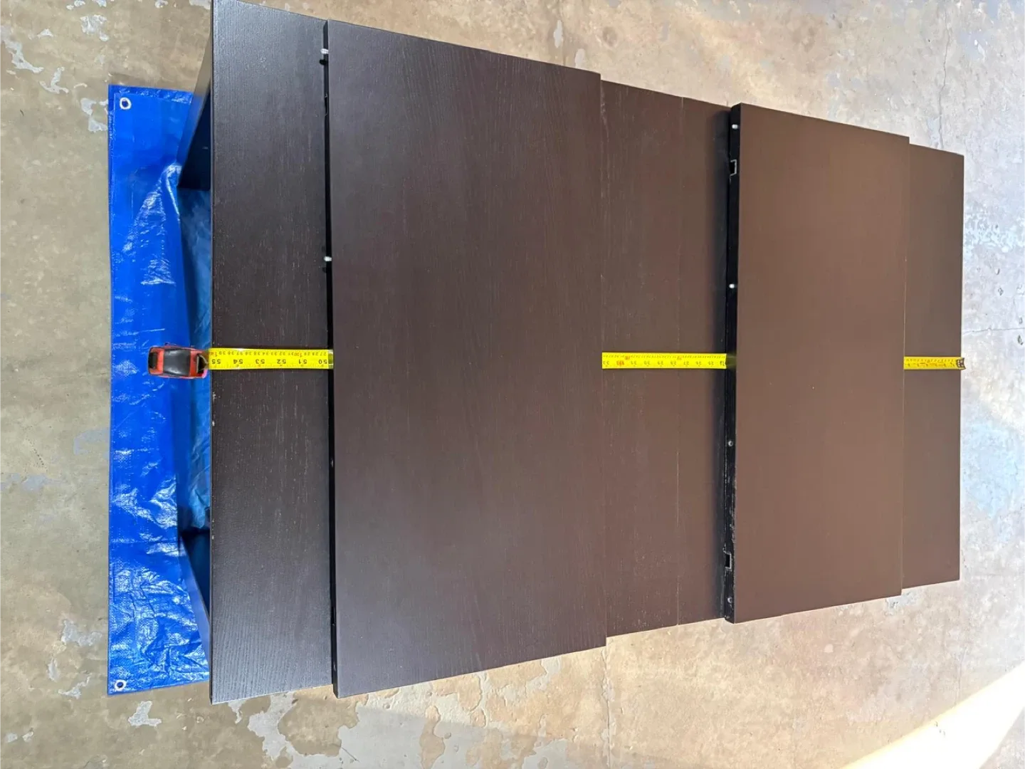 IKEA Extendable Dining Table - Black-Brown image indicator(3)