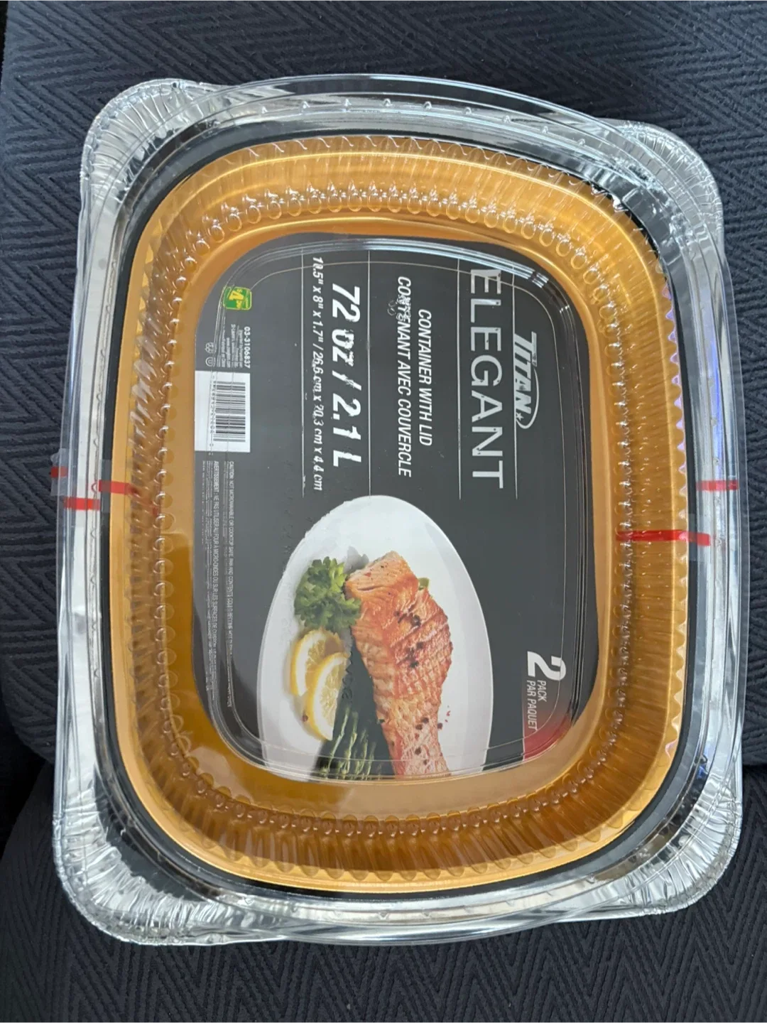 #freecycle Titan Elegant Container with Lid - 72 oz / 2.1 L