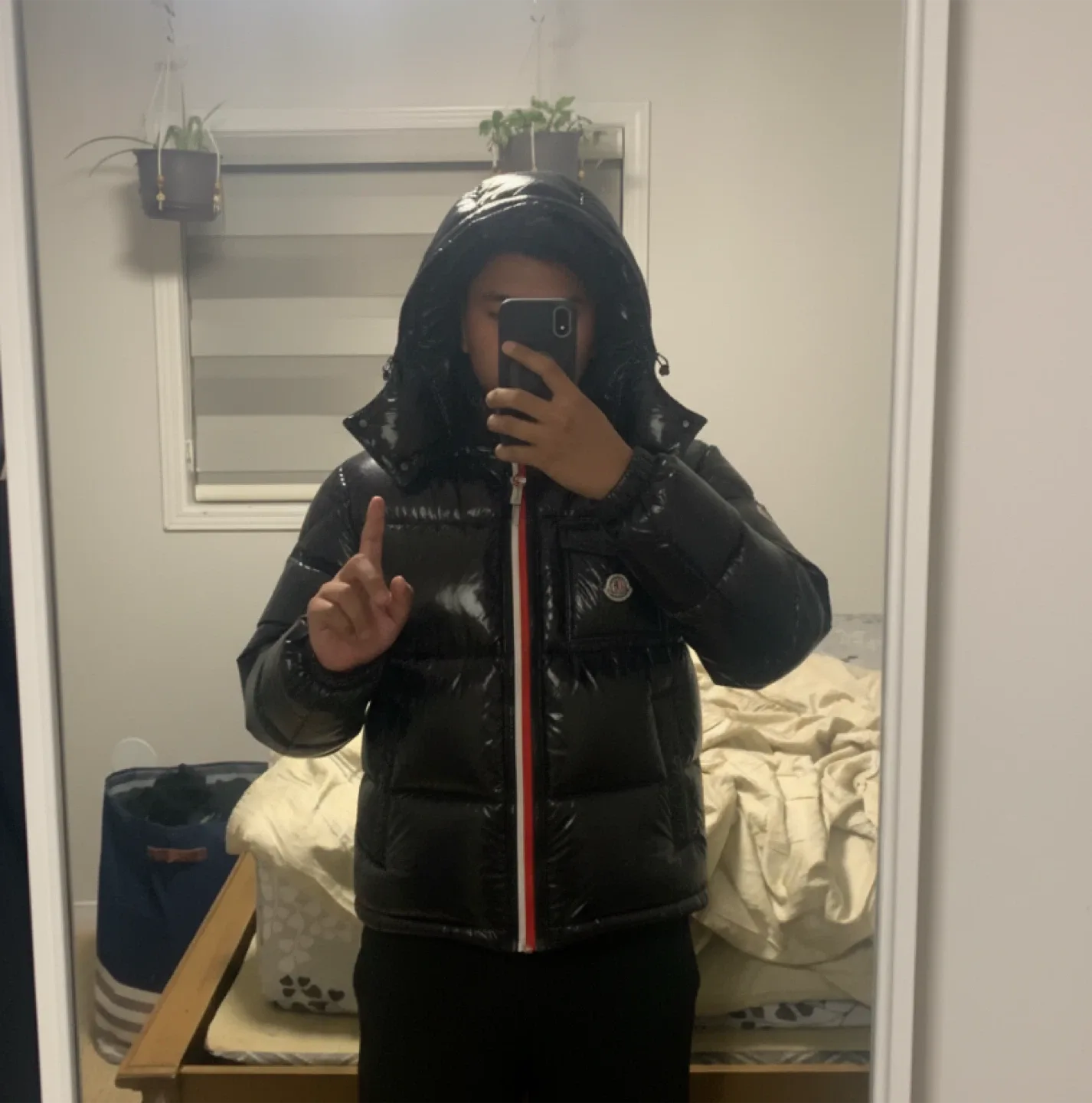 Moncler Black Puffer Jacket image indicator(3)