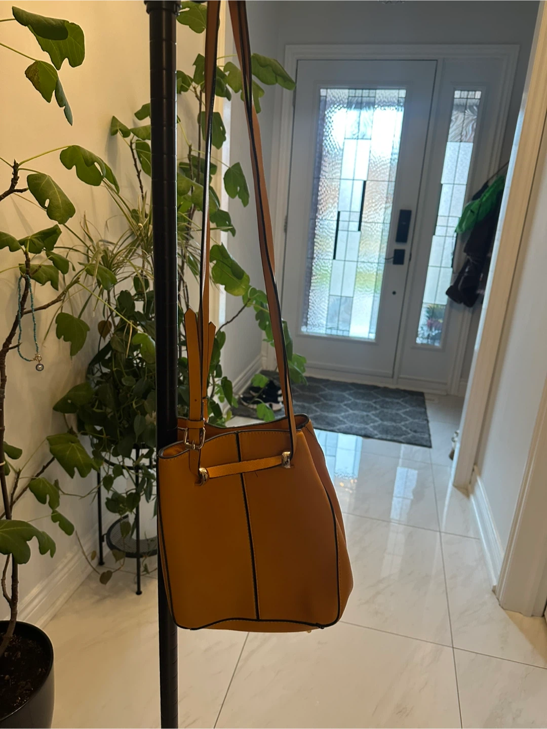 Zara Trafaluc Mustard Yellow Bucket Bag - photo 2