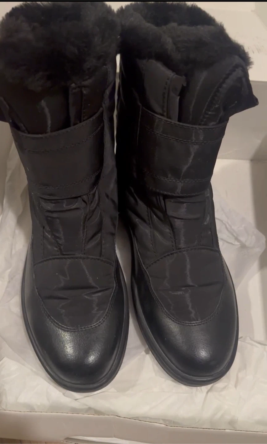 PAJAR Black Winter Boots, Size 39 - photo 3