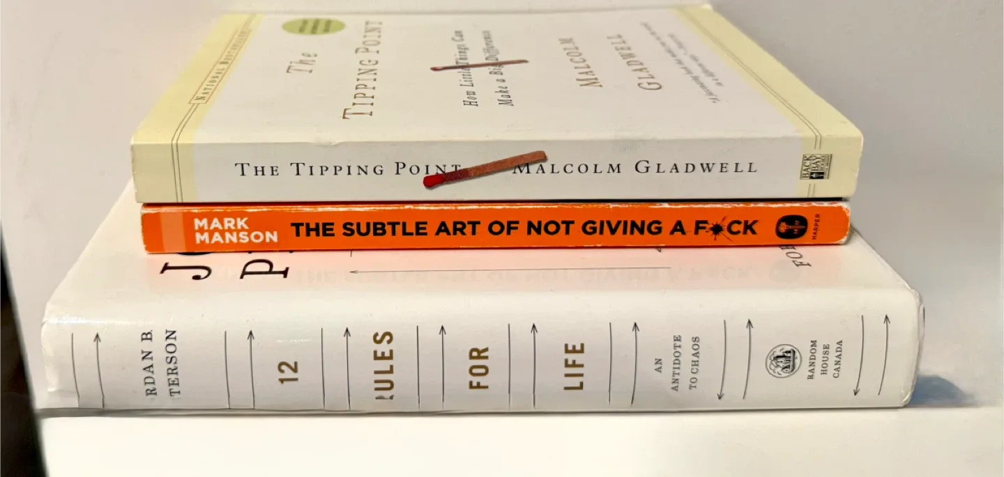 3 Books: Tipping Point, Subtle Art, 12 Rules
