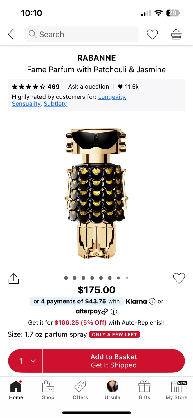 BNIB Paco Rabanne Fame Parfum 50ml - photo 2