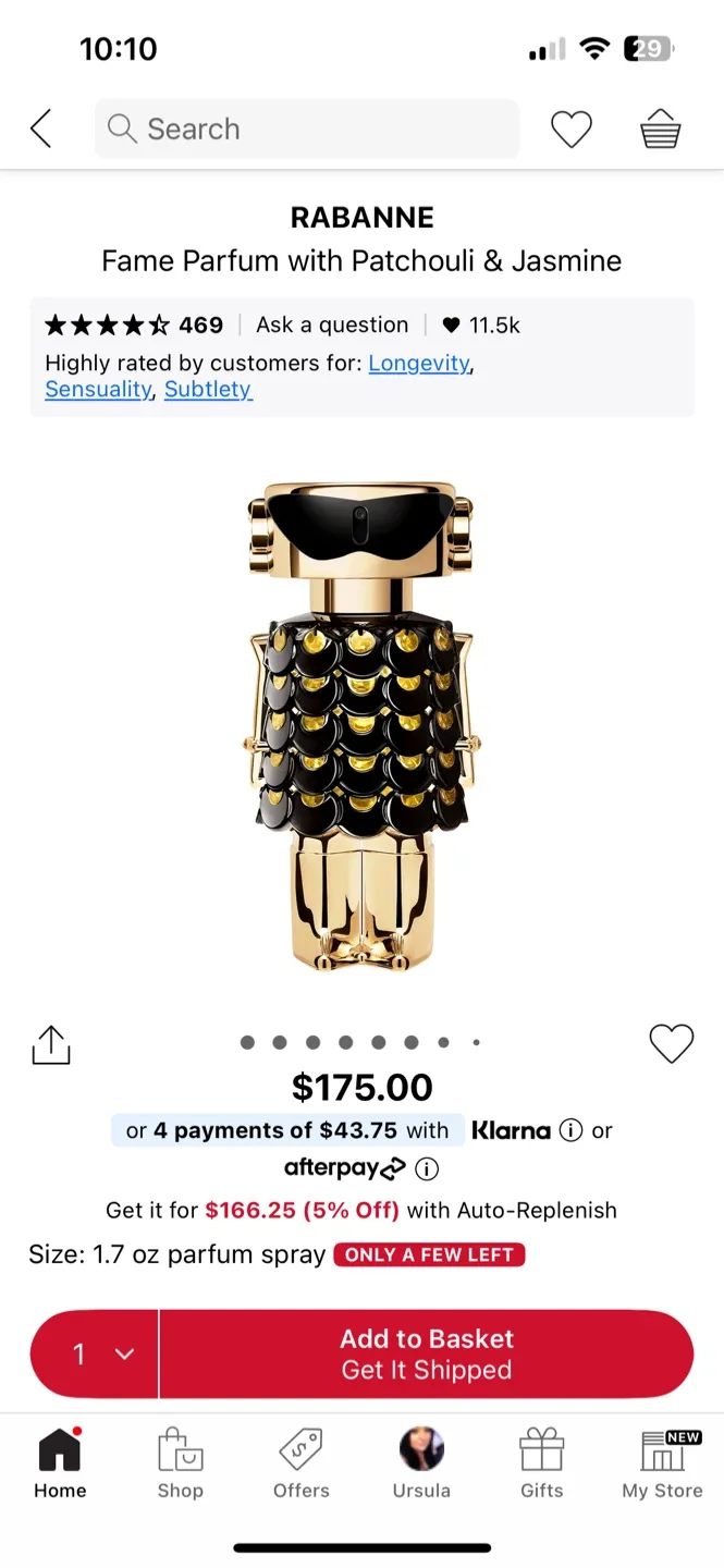 BNIB Paco Rabanne Fame Parfum 50ml image indicator(2)