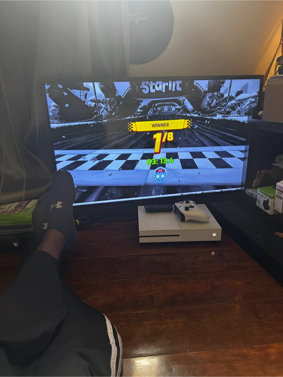 White Xbox One S Console