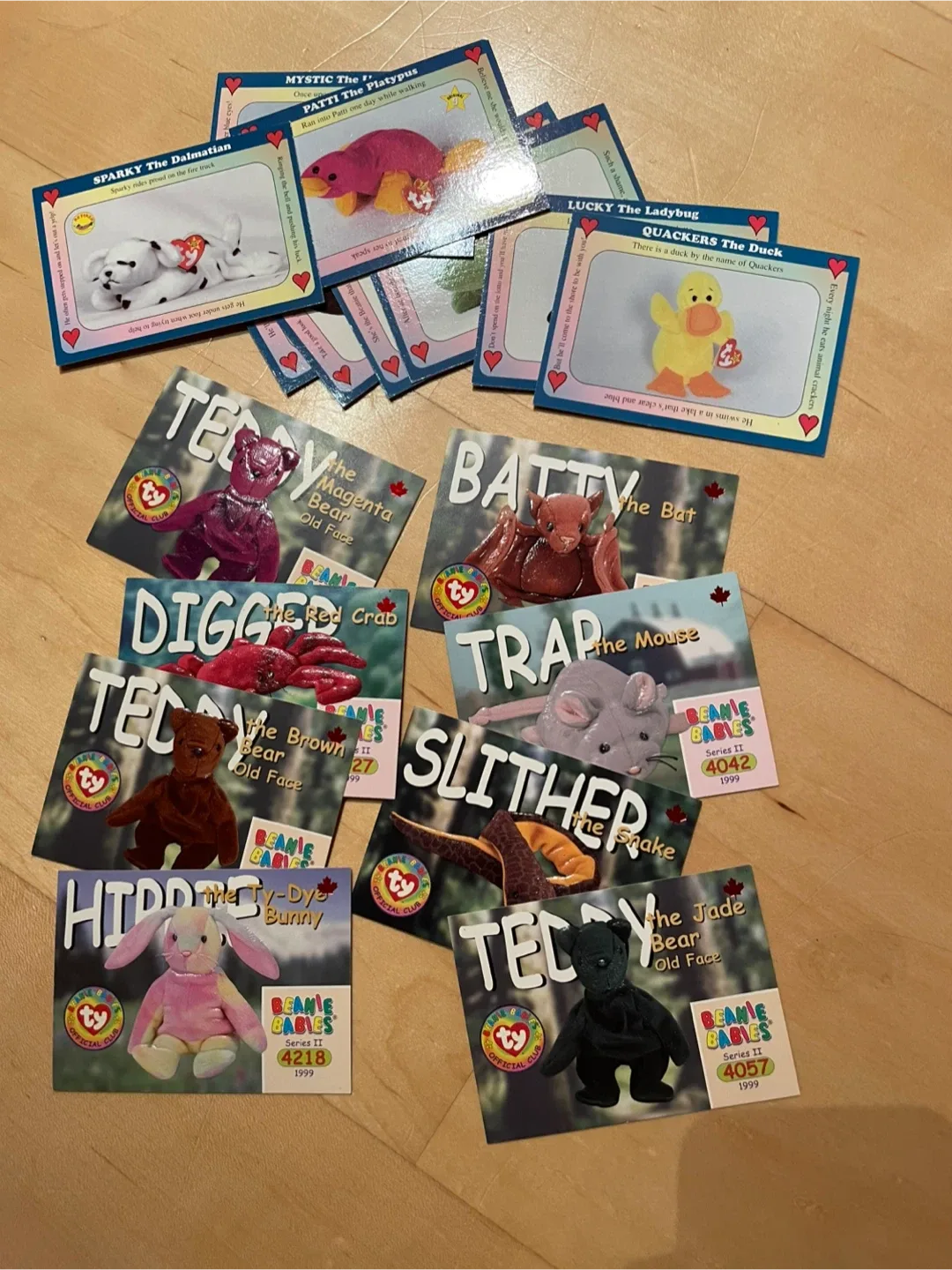 Vintage Beanie Babies Cards