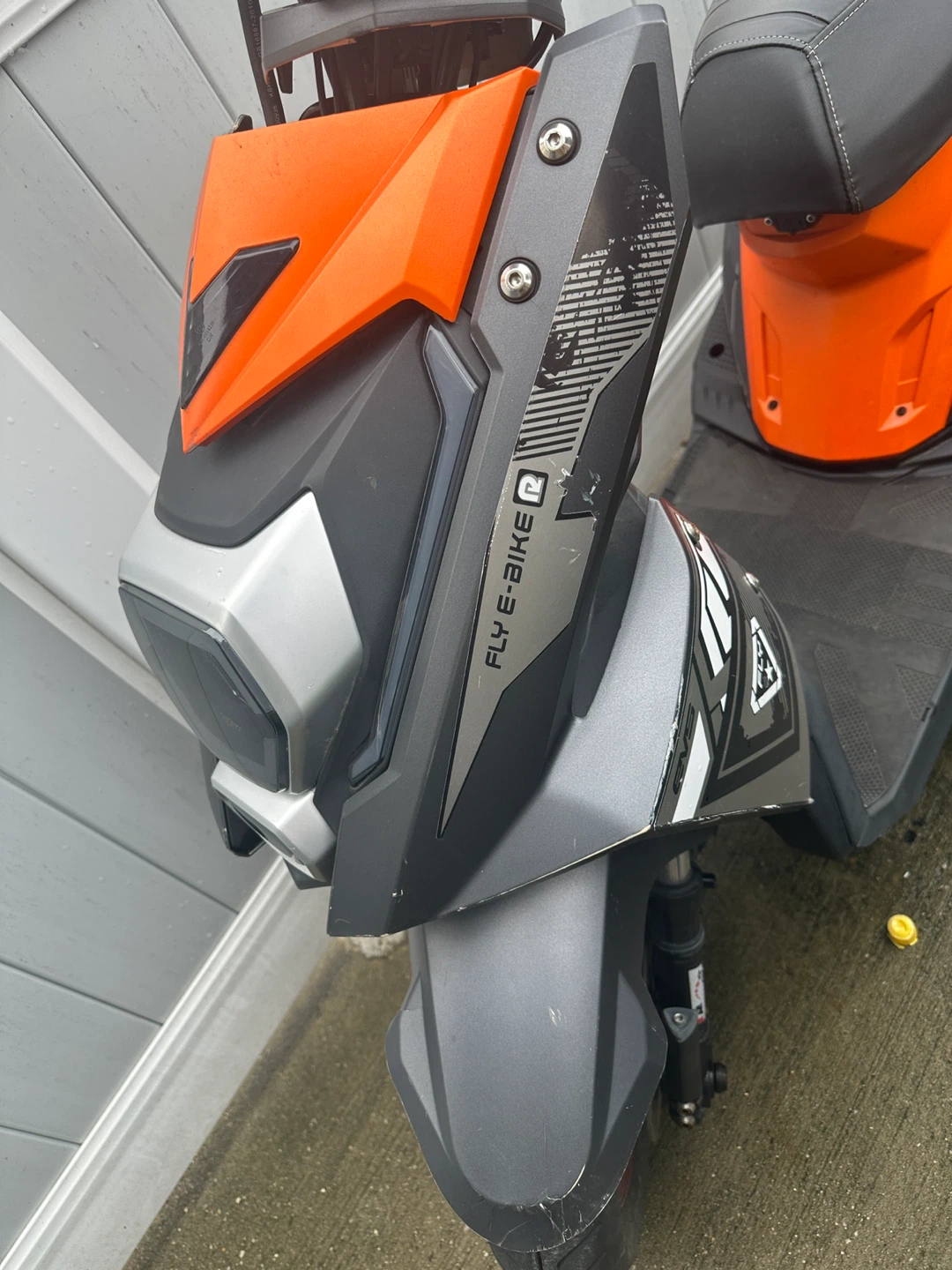 Fly E-Bike F-08 Electric Scooter - Orange/Gray - photo 5