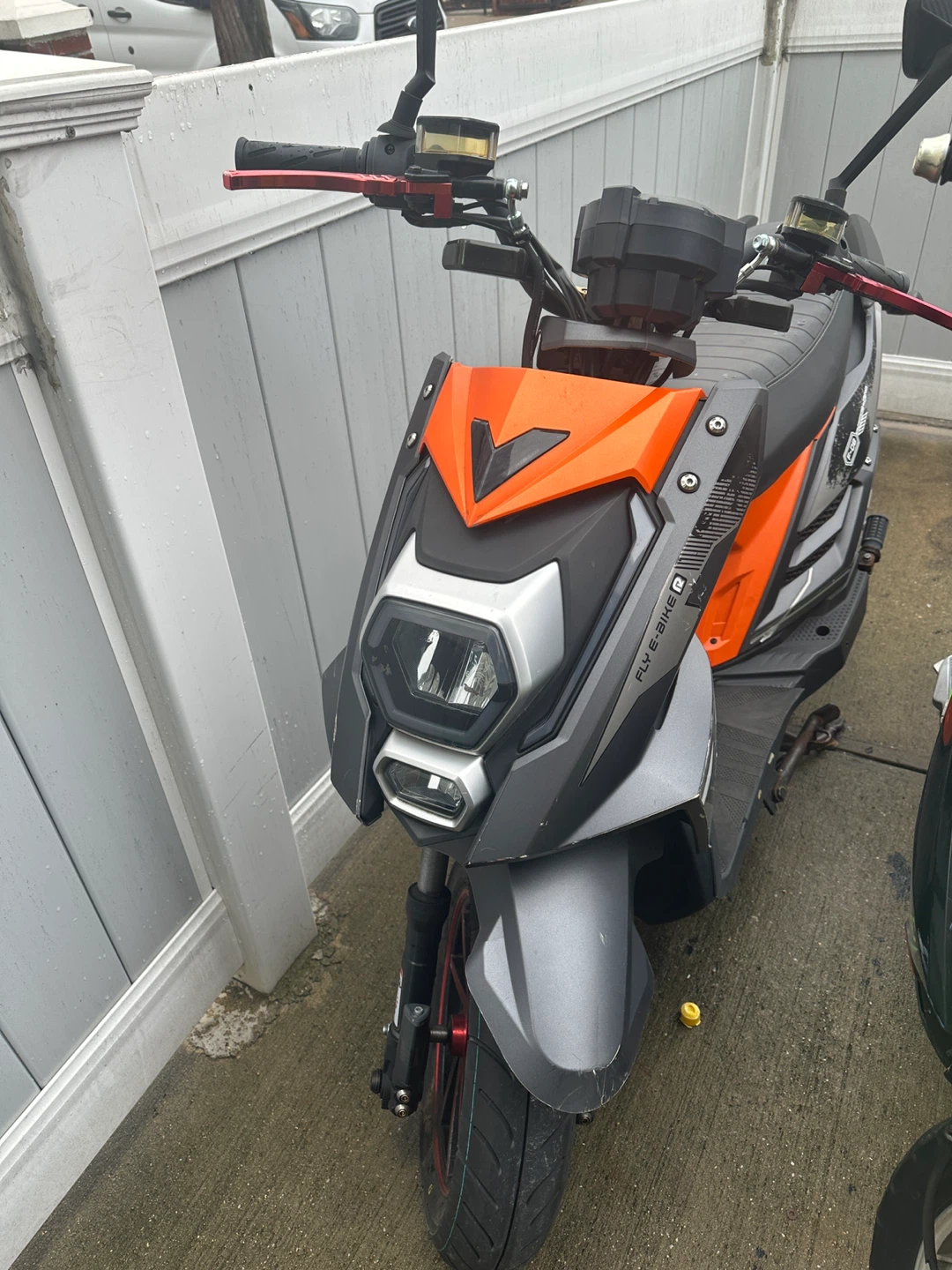 Fly E-Bike F-08 Electric Scooter - Orange/Gray - photo 4