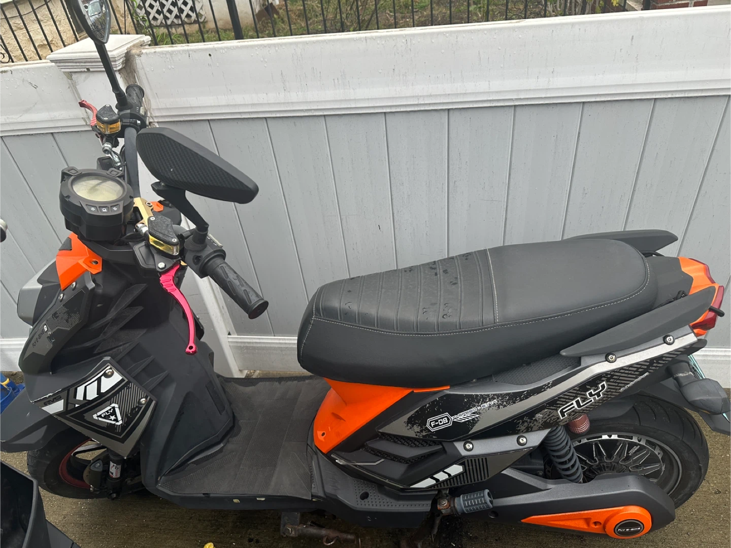 Fly E-Bike F-08 Electric Scooter - Orange/Gray