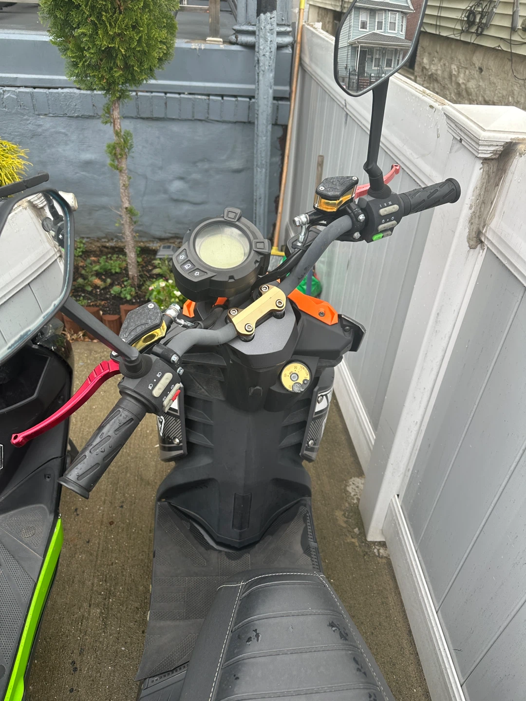Fly E-Bike F-08 Electric Scooter - Orange/Gray - photo 3