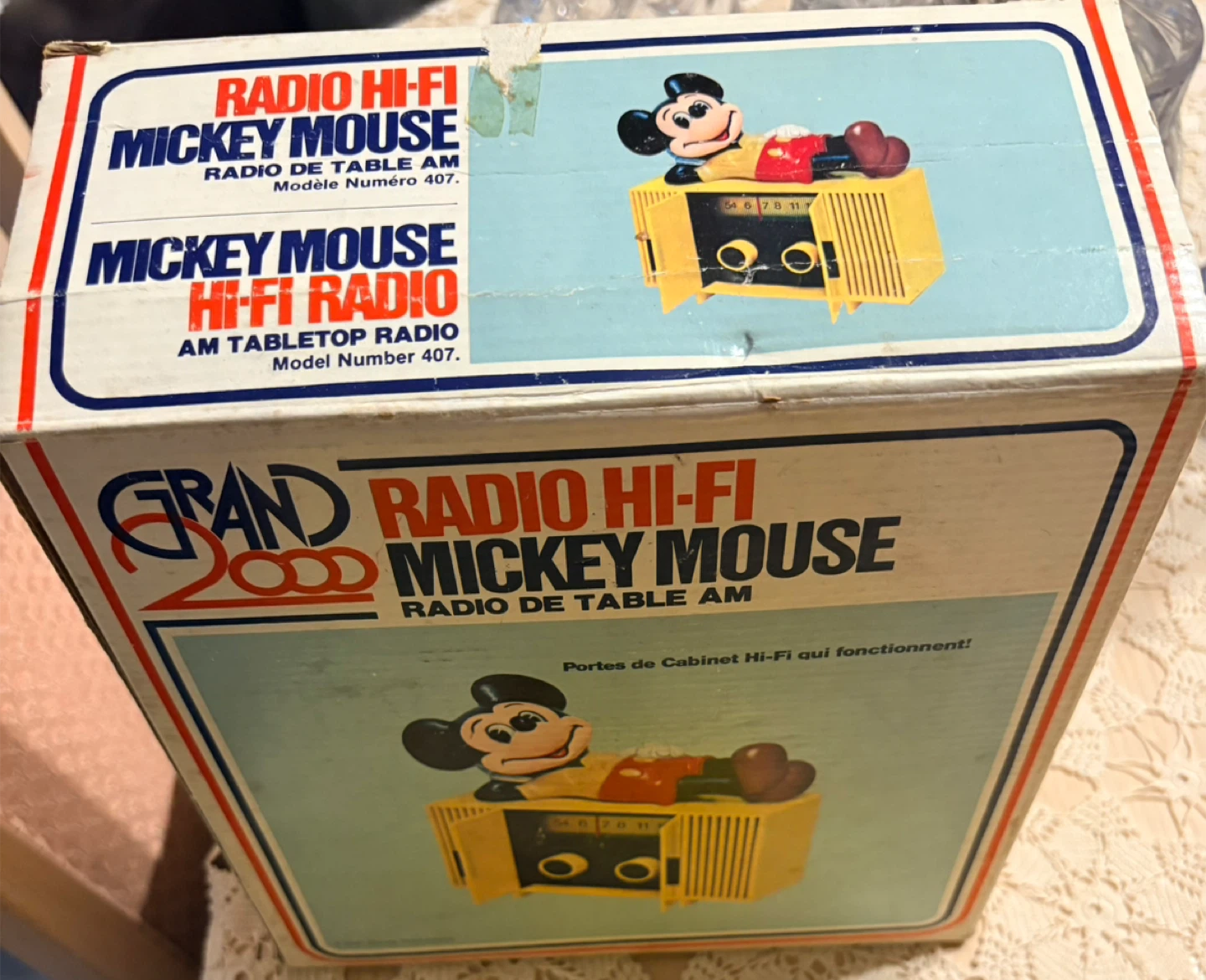 Grand Radio Hi-Fi Mickey Mouse AM Tabletop Radio - photo 4