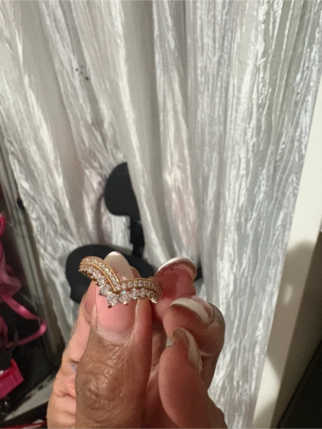 Pandora Wishbone Ring, Rose Gold SZ 7 image indicator(2)