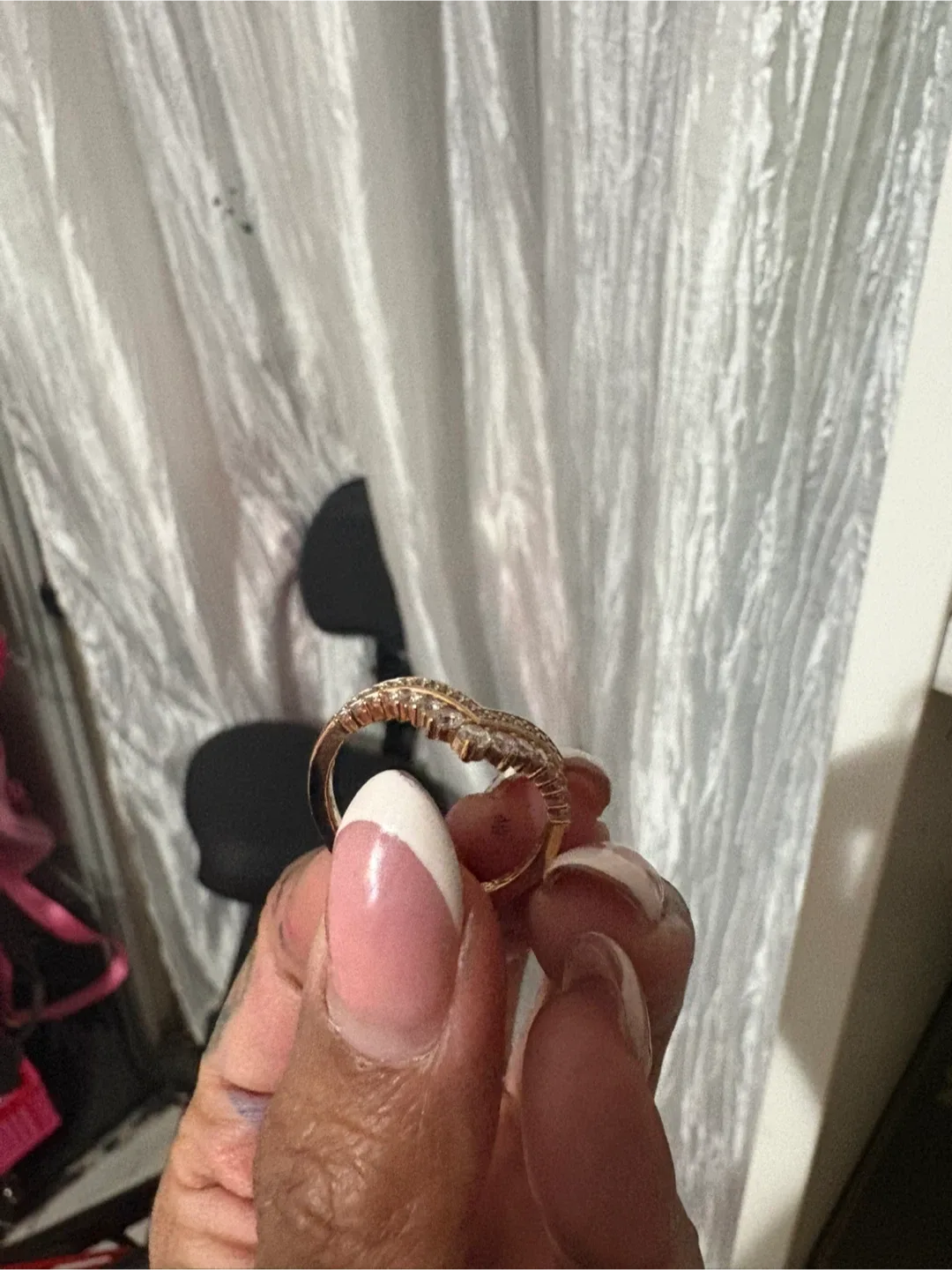 Pandora Wishbone Ring, Rose Gold SZ 7 image indicator(3)